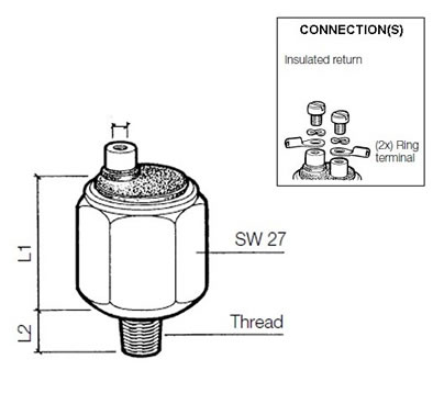 VDO Pressure switch 1.50 Bar